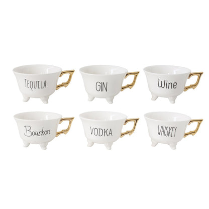 Alcohol Teacups, 6 styles